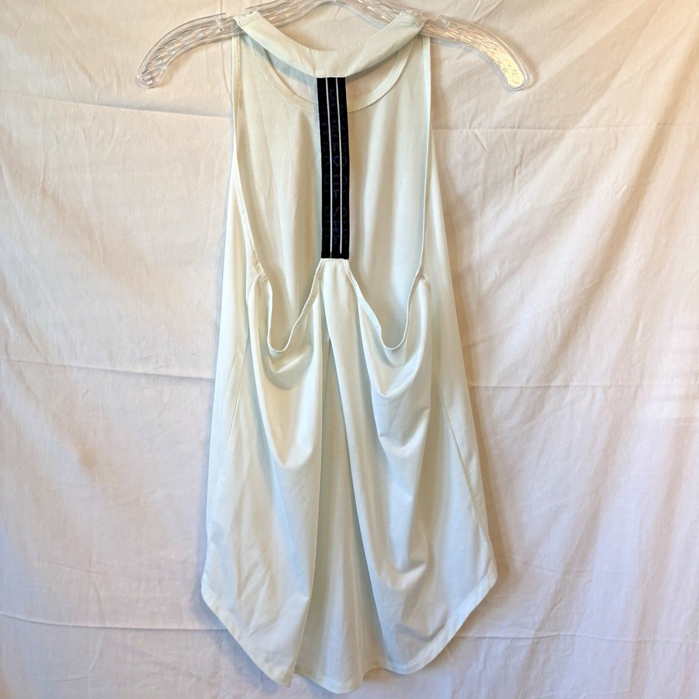 Athleta Womens Small Pale Mint Green Draped Open Back Performance Tank Top Light - Picture 1 of 9